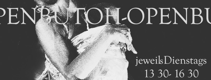 Open Butoh Basel ist ein Bewegungs-Labor für experimentierfreudige Künstler, Poeten, Tänzer, Philosophen, Randständige und andere, die interessiert sind, in andere Zeit-und Raumdimensionen einzutreten. Keine Vorerfahrung nötig. jeweils Dienstags 13 30 -16 30 ein Sonntag im Monat 13- 18h Anmeldung: flaviaghisalberti708@gmail.com +41 79 7801465